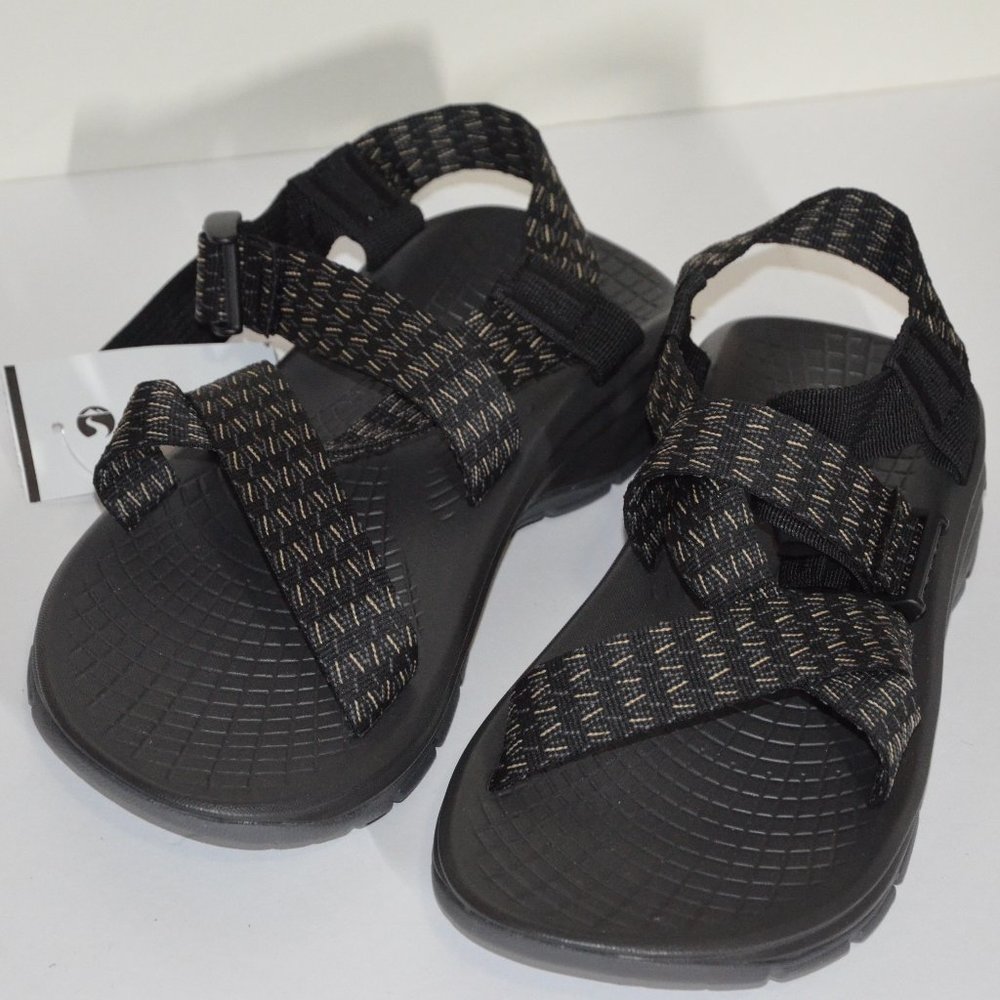 NWT CHACO Z1 SANDALS BLACK PRINT